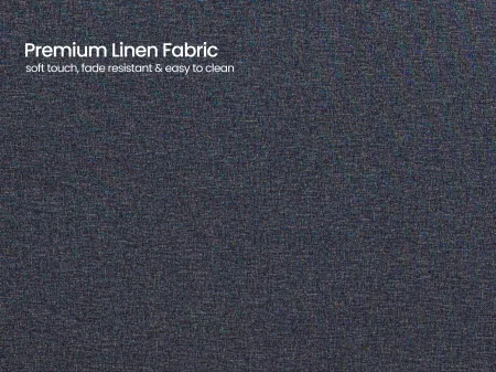 Chloe King Size Double Bed in Grey Color